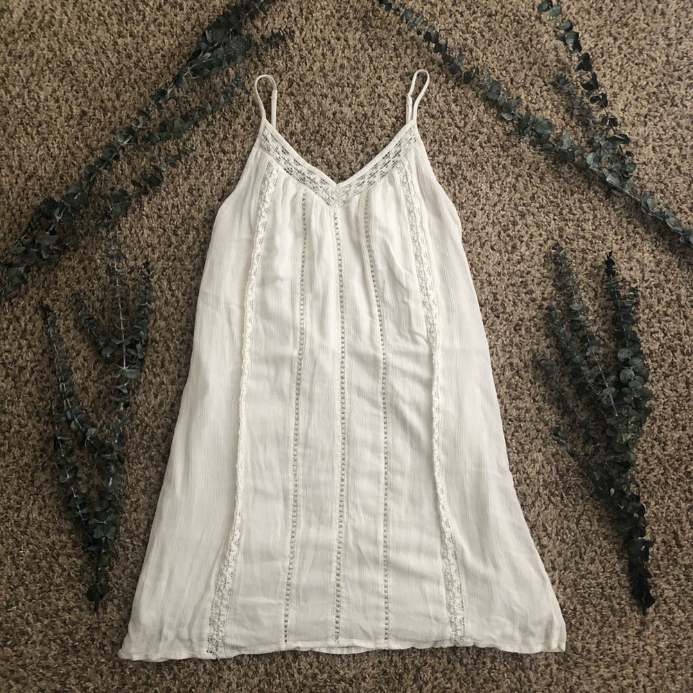 Mudd White Lace Boho Dress